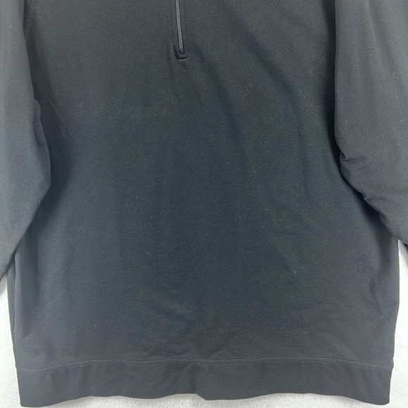 Fresh Clean Tees Men’s Shirt Sz XL Black 1/4 Zip Long Sleeve Cotton/Polyester - Picture 5 of 10